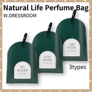 [NEW/1+1] W.DRESSROOM Natural Life Perfume Bag 20g 3 types (Love Santal/Fig Woody/Oud Water)Swiss Givaudan Shashestone Eco-friendly closet, car, drawer, bathroom