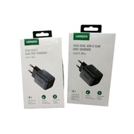 UGREEN FAST CHARGER DUAL USB-C GANX 30W GANX 45W CHARGER HEAD ADAPTOR
