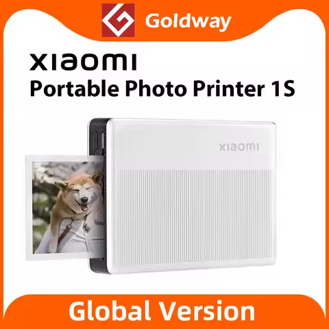 Global Version Xiaomi Mi Portable Photo Printer 1S Bluetooth 5.2 ZINK Inkless Technology Wireless Pr
