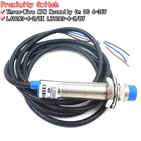 LJ12A3-4-Z/BX LJ12A3-4-Z/BY New Inductive Proximity Sensor Detection Switch NPN DC 6-36V for Arduino