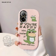 Softcase For Realme C67 C65 C63 C61 Cute Crayon Shin-chan Pattern Cover Case Soft Original Liquid Si