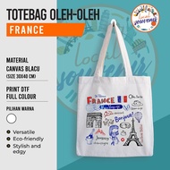 Premium Canvas Tote Bag Souvenir Souvenir from FRANCE FRENCH _ LSouvenir
