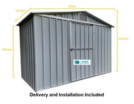 [INSTALLATION] Aluminium Garden Shed/ Storage Shed/ Outdoor Garden Shed/ Storage Cabin (Australia Br
