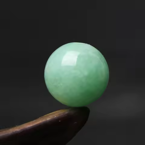 4A Natural Jade Chalcedony Single Bead DIY Beads Jewelry Making