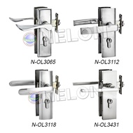 NELON Door Panel Mortise Lockset N-OL (with Single Latch - Bedroom / Office Door)