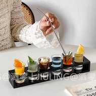 Shot Glass Set b52 Bullet Glass Wine Glass One Sip Glass Cocktail Glass Holder Bartending Agave Bomb