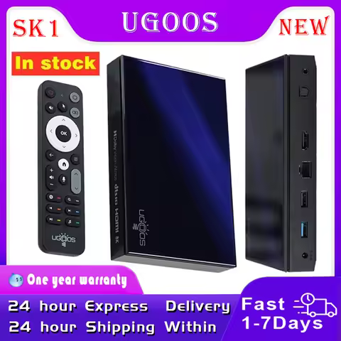 Ugoos SK1 Smart TV Box Android 11 2024 New Amlogic S928X-K 8GB 128GB Wifi6 BT5.3 1000M Set Top Box D