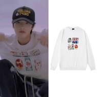 M-3XL Enhypen Jake's same hoodie JUNGWON HEESEUNG JAY JAKE SUNGHOON SUNOO NIKI Printed round neck ho