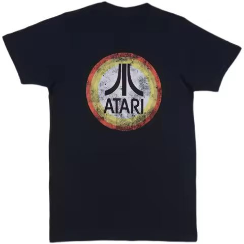 Women 1980s ATARI LOGO Retro Atari Retro Arcade Game Console American Retro Short-sleeved T-shirt Co