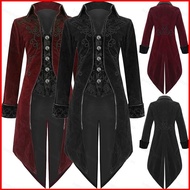 BS1 Vintage Men's Tailcoat Jacket - Gothic Steampunk Cosplay Outfit