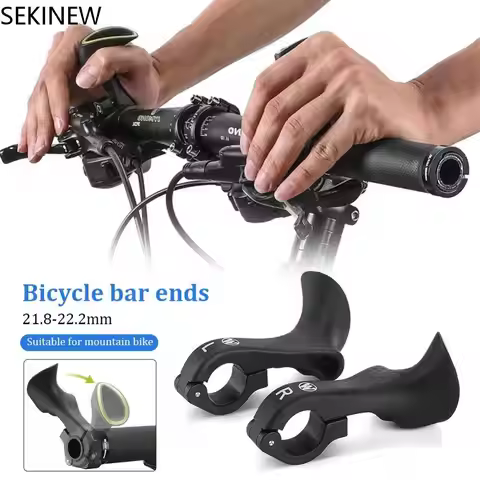 Ergonomic Design MTB Bicycle Inner Bar ends Road Gravel Mountain Bike Handlebar Bar Ends Gravel Bike