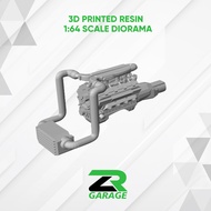 Nissan Engine Hotwheel 1:64 scale diorama / Miniscale diorama / diorama accessories