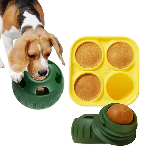 Silicone Pet Dog Toys Dog Chew Toys Interactive Dog Toys for Boredom Dog Treat Molds Silicone Health