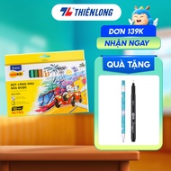 Bút lông màu Fiber Pen Thiên Long Colokit màu pastel basic retro - Bút lông màu rửa được
