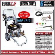 EUROX 6.5HP 170Bar 2450PSI Petrol Engine High Pressure Cleaner HBP1713 - Heavy Duty - 6 Months Local Warranty -