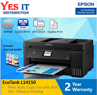 EPSON ECOTANK L11050 / L14150 / L18050 A3 ALL-IN-ONE INKTANK A3 PRINTER (PRINT SCAN COPY FAX ADF DUP