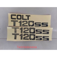 sticker colt t120ss mitsubishi pick up / stiker tulisan t120ss pickup