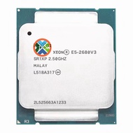 โปรเซสเซอร์ V3 E5 Xeon ที่ใช้ SR1XP 2.5Ghz 12 Core 30MB เต้ารับแอลจีเอ2011-3 CPU E5 2680V 3 CPU E5-2680V 3 Gratis Ongkir