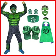 Cos play costumes Hulk Children's Clothing Halloween Cos Clothing Anime Performance Clothing Thunder God Hulk Clothing Boxing Gloves