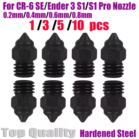 Nozzle MK8 For CR-6 SE Nozzle CR6 SE/ CR5 PRO/ Ender 3 S1 pro/ CR10 V2/ Ender 3 v2/ Ender5 Pro /5 Pl