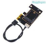 RR PCI-E 1X to for M 2 NGFF Desktop WI-FI Adapter for AX200 9260AC 8260AC 7265AC 72