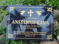 Batu Nisan Granit Murah 40x30 Kristen
