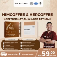 HIM & HER Coffee Dr Samhan Khas untuk Tenaga Lelaki & Wanita,Kopi Herba Lelaki & Tongkat Ali Halal H