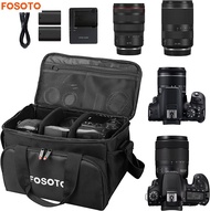 FOSOTO Large Capacity Photography Camera Bag Video Camera Camcorder Bag Case Compatible with Canon V