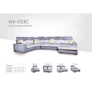 Corner Shape Sofa Set/FABRIC SOFA/RUANG TAMU/LIVING ROOM