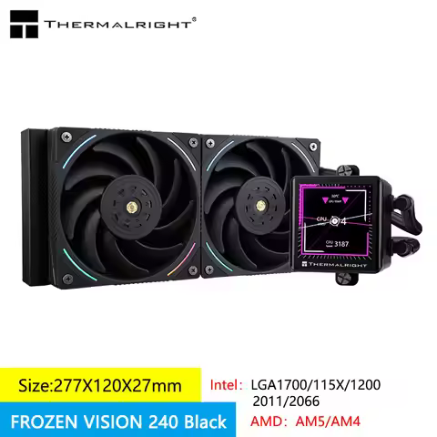 Thermalright Frozen Vision 240 One -in -one Water Cold Radiator/2.88 LCD Screen/Support Custom Image