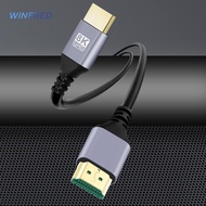 8K UHD Ver 2.1 HDMI-Compatible Cable High Speed HDTV Cord for HD Monitor Desktop [winfreds.my]