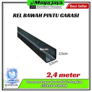 rel bawah pintu garasi sleding dan lipat