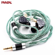 FAAEAL Earphone Upgraded Cable 2 Pin 0.75mm Replacement Dedicated Wire For KZ ZSN EDX ZEX ZS10 PRO ZAS ZAX DQ6 ASF AST