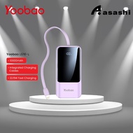 Yoobao LS10-L 10000mAh SCP 22.5W Mini Portable Fast Charging Powerbank Built in L Cable