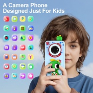 Dual Camera [Children's Big Head Sticker dzldf02 Mini Camera Camera Video 10.10] Mobile Phone Ready 