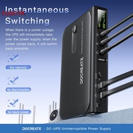 [tishita] Ups Uninterruptible Power Supply,Power Bank Box,5V 9V 12V Output Ups Battery Backup for Mo