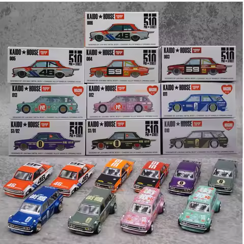 Kaido House series1 KHMG1-40 MINIGT 1:64 Datsun 510 Fairlady z Wagon diecast alloy car model