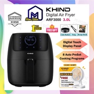 Khind Healty Air fryer 3L ARF3000 Digital Display + Pre-Set Programs / 2.6L ARF26 / Multi Air Fryer 