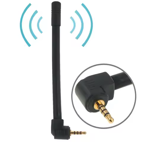 FM Radio Antenna 3.5mm Male Interface Plug For Bose Wave Music System Indoor Sound Radio Stereo Rece