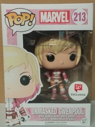 POP! Funko WALGREENS Exclusive Unmasked GWENPOOL #213 Vinyl Bobble-Head
