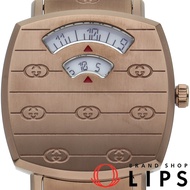 Gucci Grip 157.5腕錶，附錶盒，PGP飾面，女錶，金色，拋光，成色極佳 [二手]