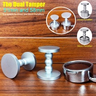 51mm/58mm Dual Sided Tamper Coffee Espresso Tampers Flat Base Tools For 51mm and 58mm Portafilters, 