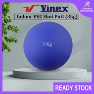 Vinex Indoor PVC Shot Putt 3kg Shot Puts Lontar Peluru 3kg