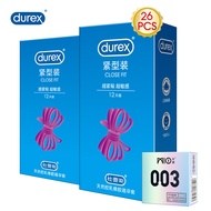 Privacy shipping Small Size Durex Condoms 49mm Close Fit Ultra Thin Soft Extra Lubricants Tight Condom for Sexual Toys for Men