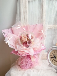 現貨 波波球永生花花束 情人節花束 告白花束 生日禮物