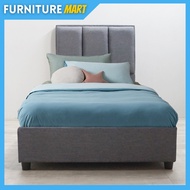 Furniture Mart MANADO single size fabric divan bed  katil single/ katil bujang/ katil single divan