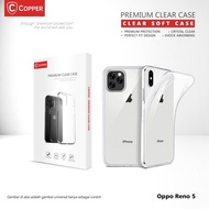 Oppo Reno 5 - Copper Softcase Bening / Clear