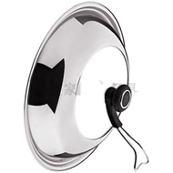 Stainless Steel Wok Cover锅盖家用不锈钢炒菜锅盖子30/32/34/36/38/40/42cm炒锅锅盖通用锅盖组合玻璃盖