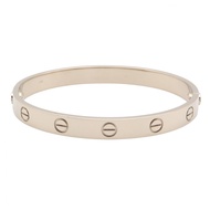 [มือสอง] กำไลข้อมือ Cartier Love ขนาดข้อมือ 15 ซม. ทองคำขาว K18WG ใช้ได้ทั้งชายและหญิง สภาพใช้งานแล้