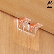 Adhesive Shelf Support Pegs Plastic Wall Hanger / Cupboard Wardrobe Shelf Sticker Hook For Kitchen Bathroom